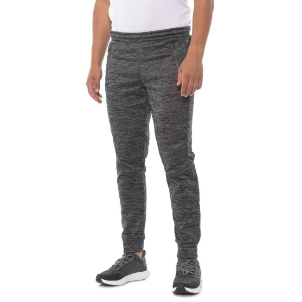 RBX Performance Jogger Pants Mens Size Medium Grey Fleece Tapered Joggers New